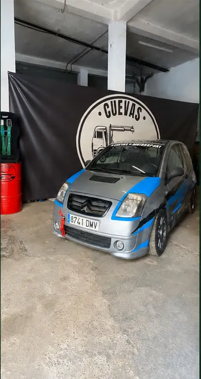 Citroën C2 de competición, vista delantera